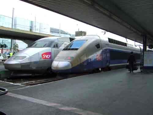Première classe dans les trains à grande vitesse français