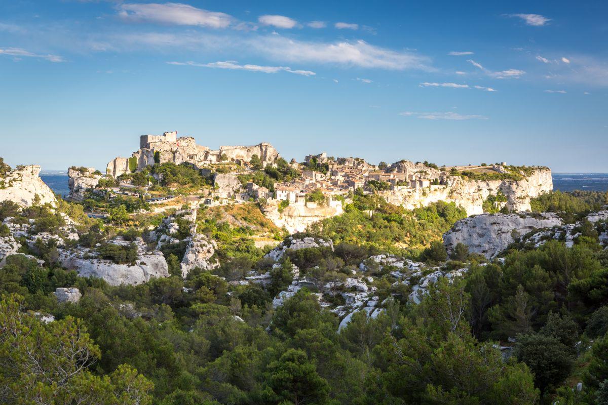 Le village des Baux de Provence.