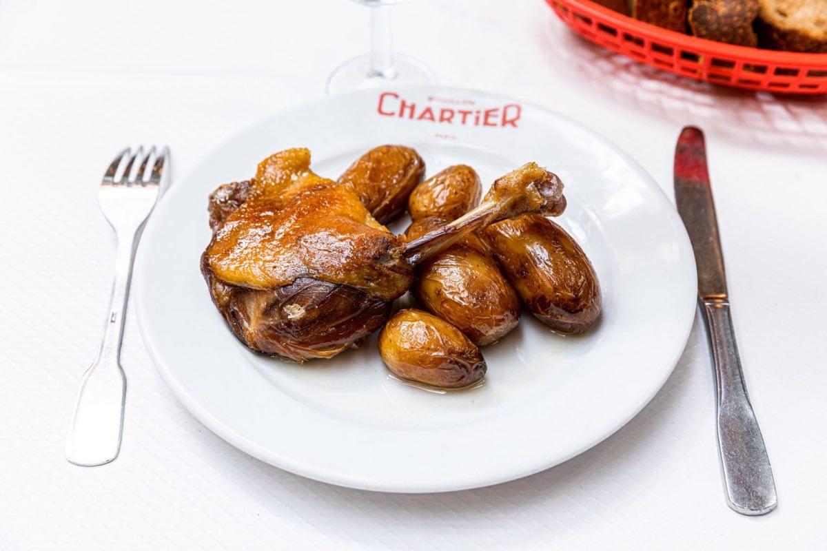 entrée traditionnelle française confit canard