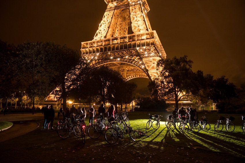 tour eiffel illuminée