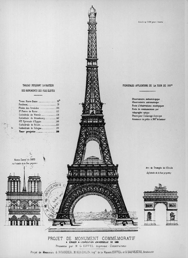 tour eiffel dessin