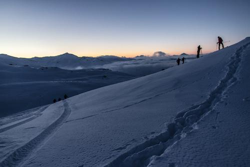 À Val Thorens, il existe plusieurs options de sentiers pour ceux qui ne souhaitent pas skier. Photo : OT Val Thorens