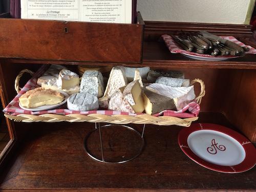 Le plateau de fromages.
