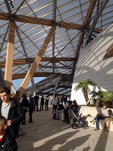 Entrée de la Fondation Louis Vuitton