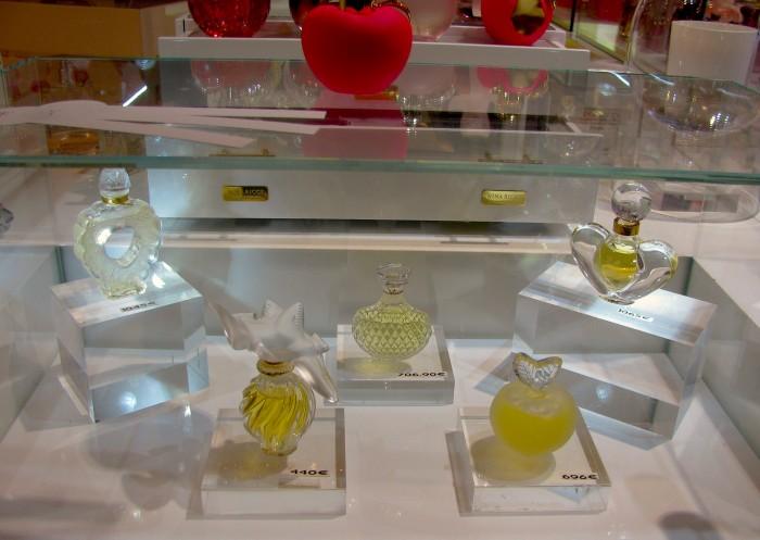 Nina Ricci en flacons de cristal Lalique
