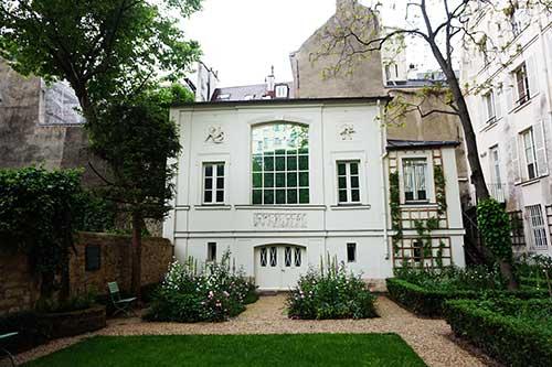 Atelier de Delacroix, situé dans le jardin du musée