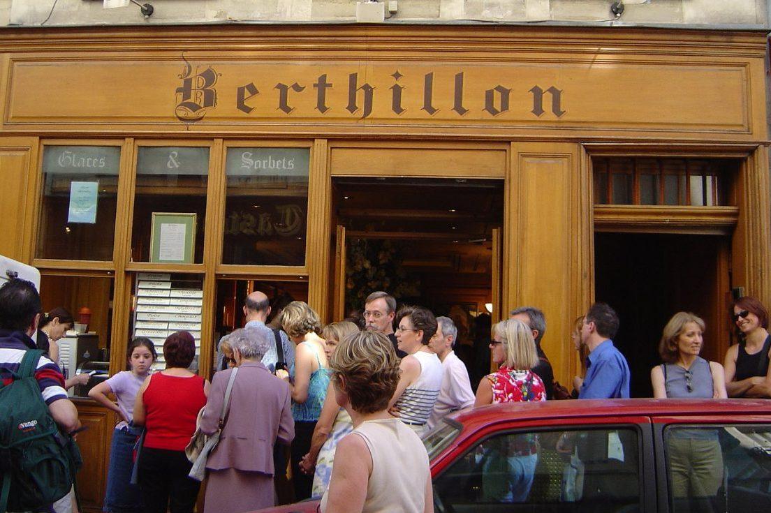 glace berthillon paris en août