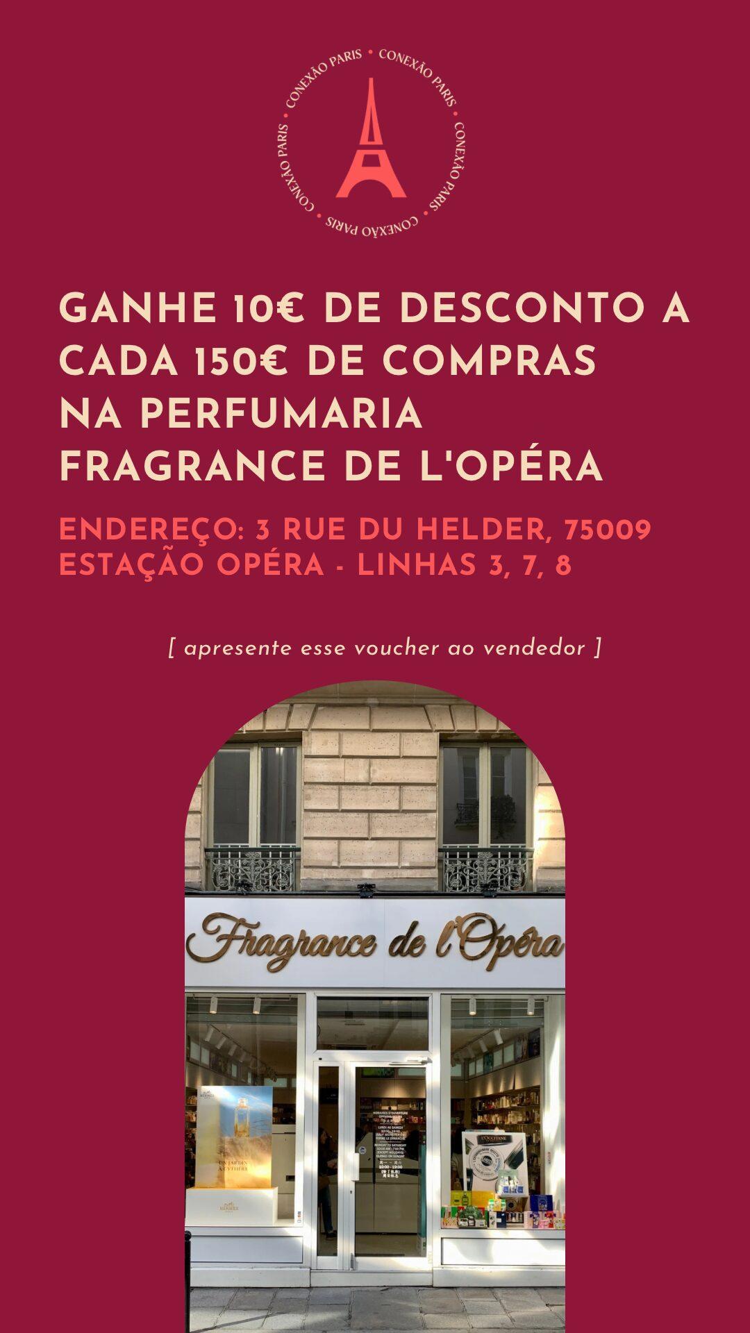coupon de réduction fragrance opera conexao paris