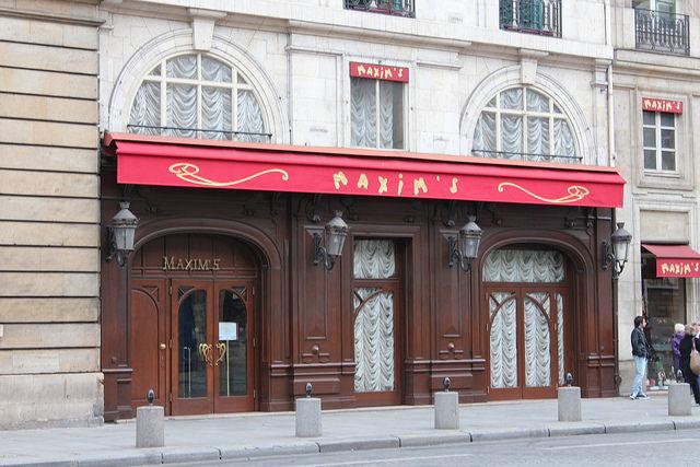 Maxim's, l'un des restaurants de la Belle Époque à Paris