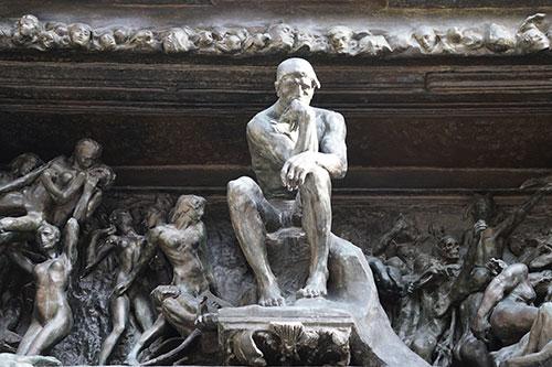 Le penseur au musée Rodin