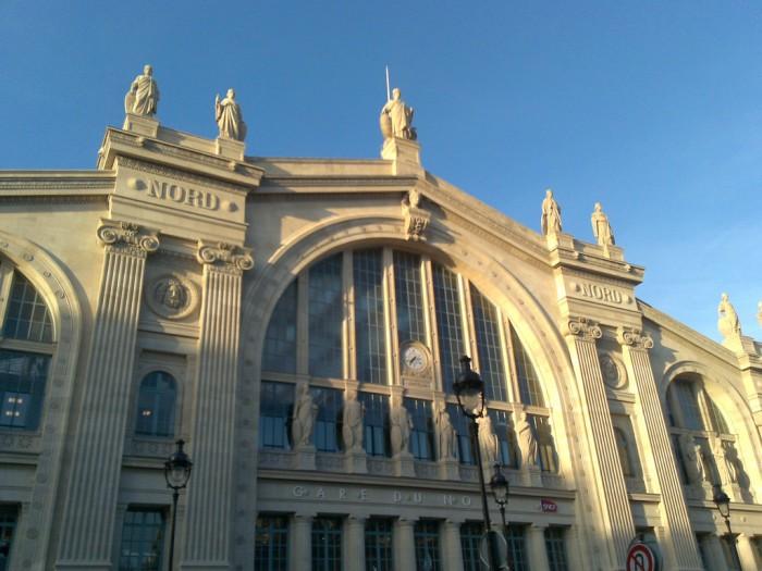 La façade de la Gare du Nord. Photo de Mark Hillary sur Flickr