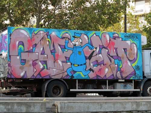 Canal Saint Martin, graffitis