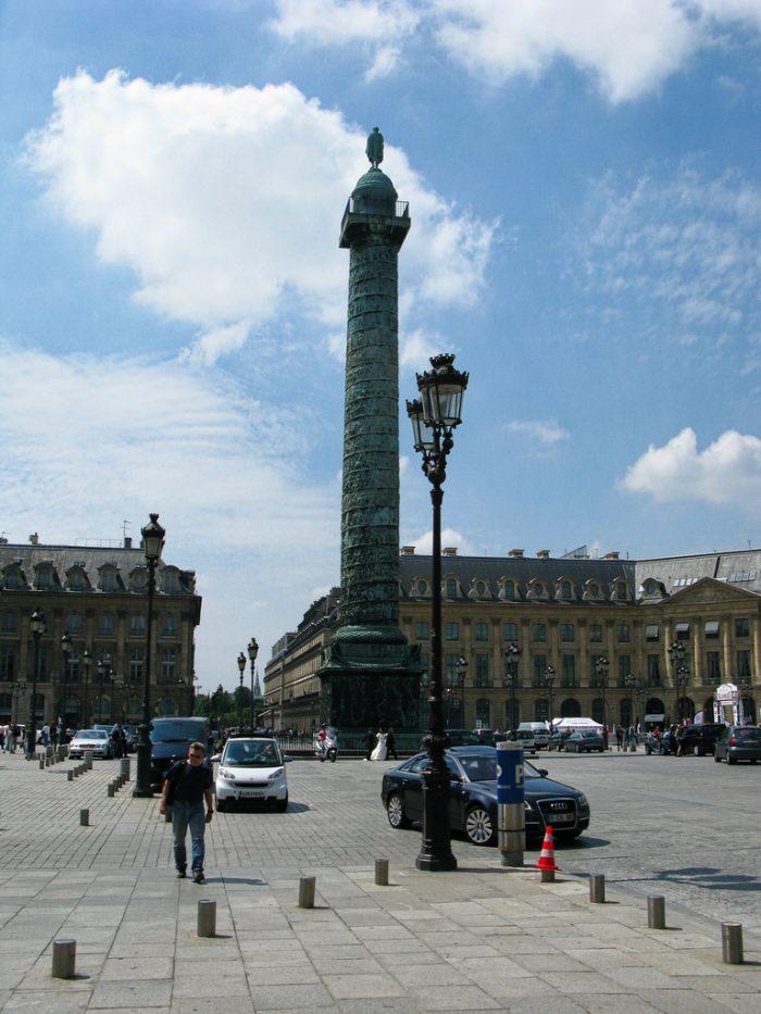 Place Vendôme, à Paris