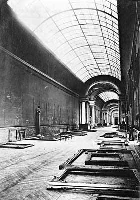 Musée du Louvre vide pendant la Seconde Guerre mondiale