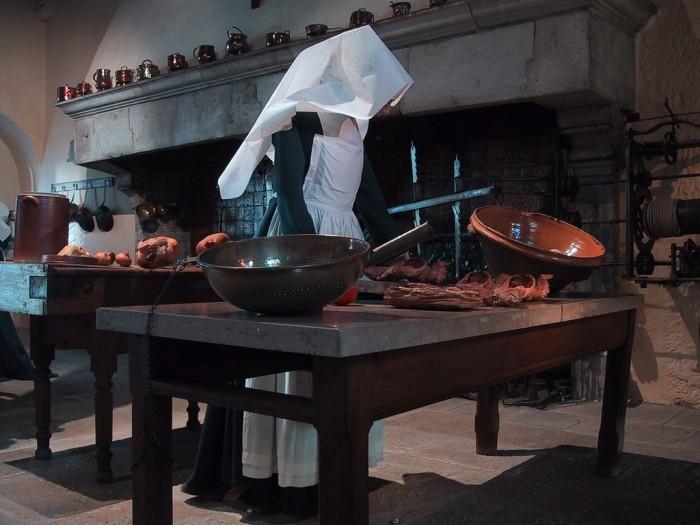 La cuisine de l'Hospice de Beaune.