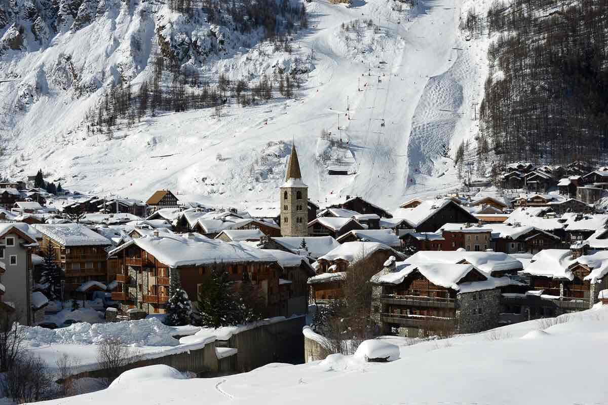 vue générale de val d'isère