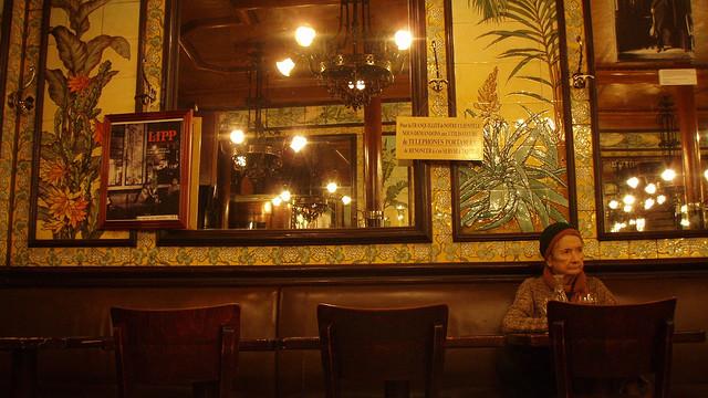 L'intérieur de la brasserie Lipp.