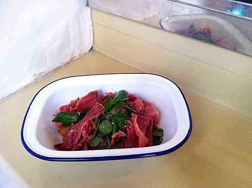 Deuxième plat froid : bresaola