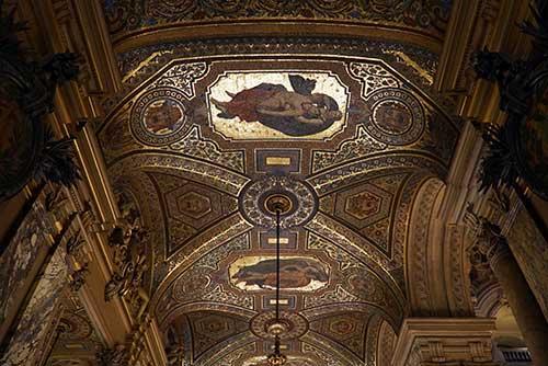 Opéra Garnier, plafond du Grand Foyer. Photo : Fabrízio Rosa