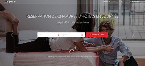 Paris : hôtels pour rencontres amoureuses. Site DayUse