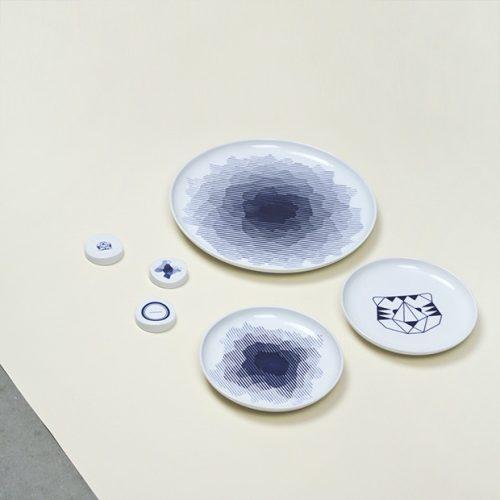 Porcelaines fabriquées au Japon en partenariat avec la boutique/marque japonaise Spiral Market.