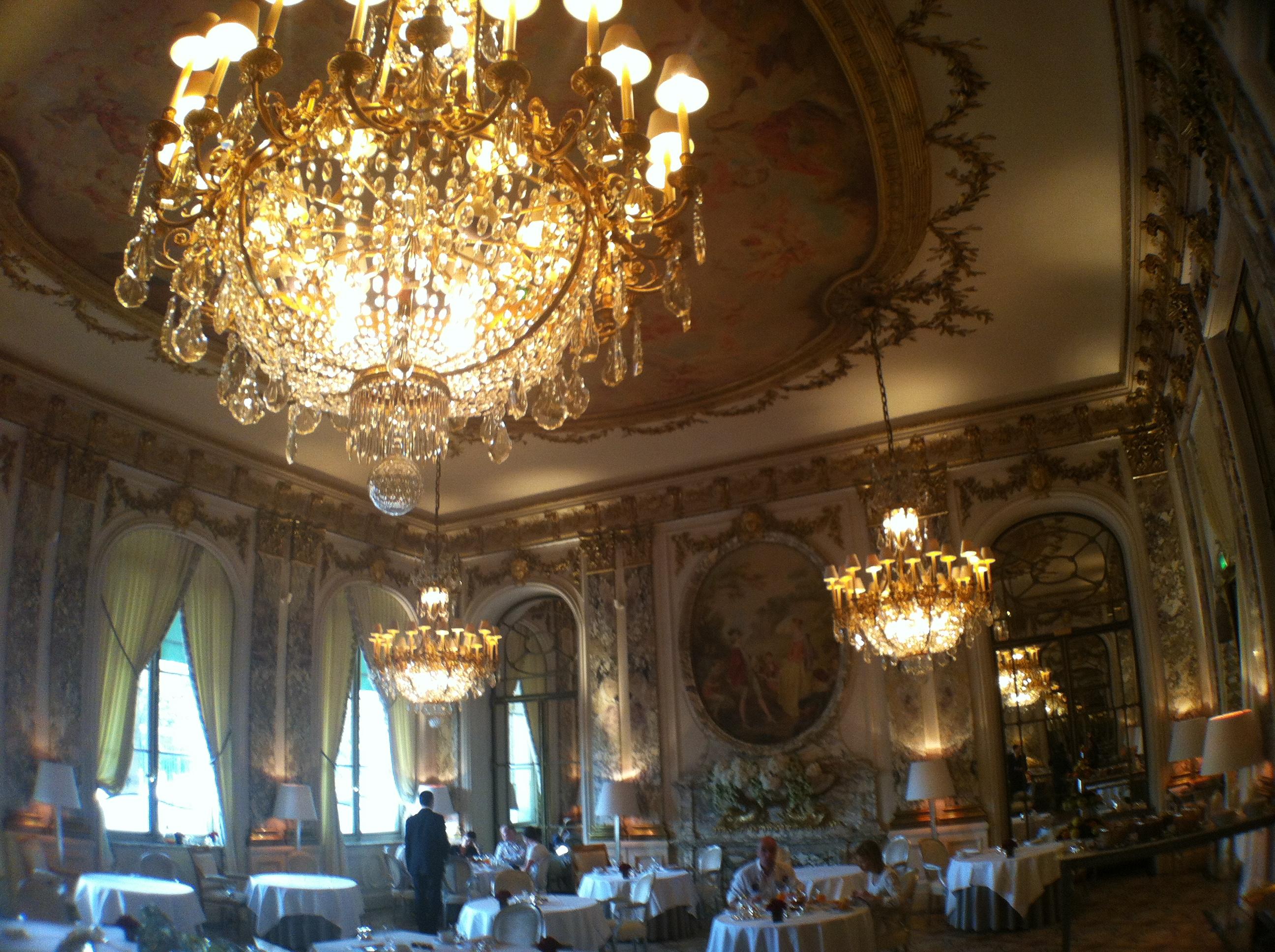 Le restaurant Le Meurice à Paris