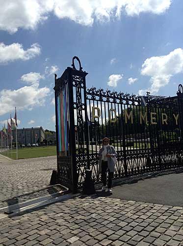 Entrée de la Maison Pommery. Photo : Cláudia Gonçalves de Sousa