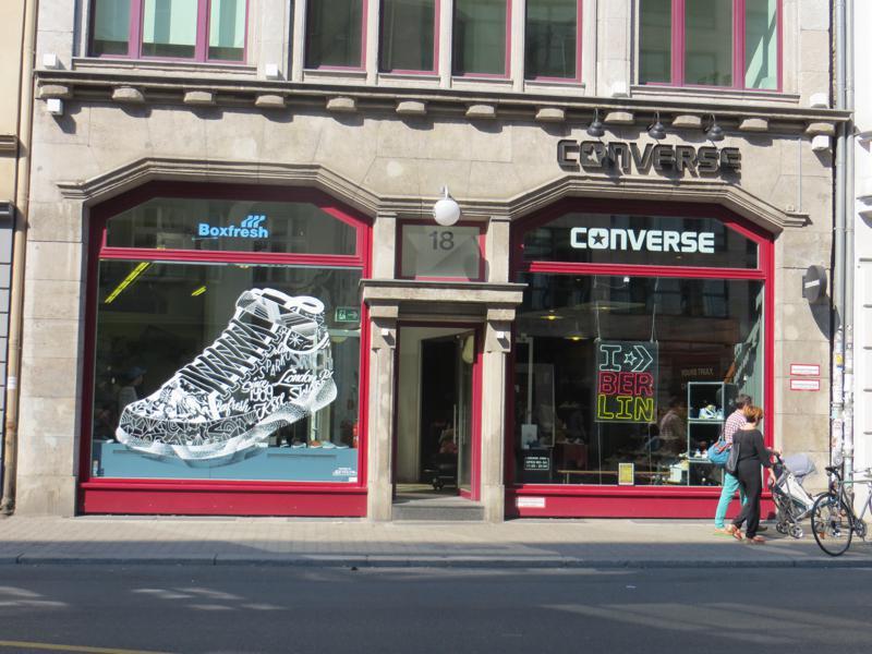 Magasin Converse dans le quartier de Mitte à Berlin
