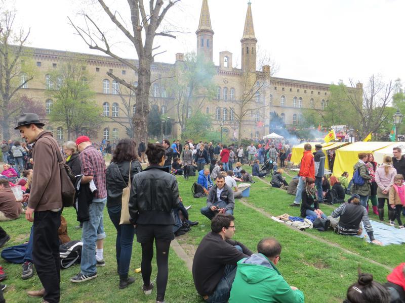 Fête de rue du 1er mai à Kreuzberg