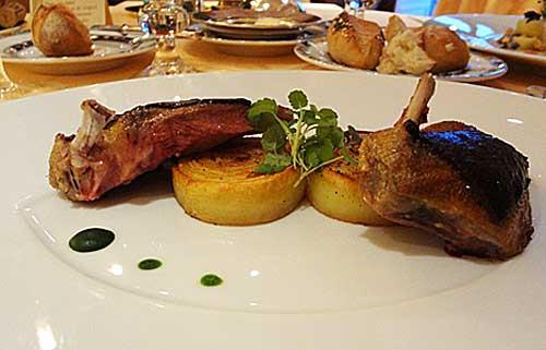 Restaurant avec deux étoiles Michelin