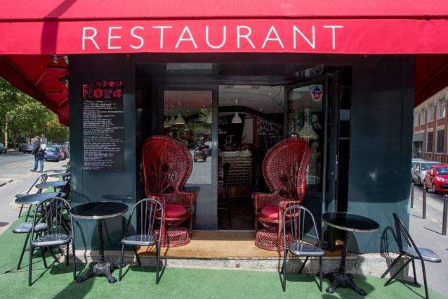 Restaurant et Hôtel Flora à Paris