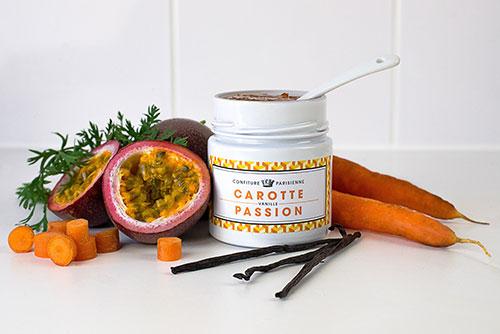 Gelée carotte, maracuja et vanille