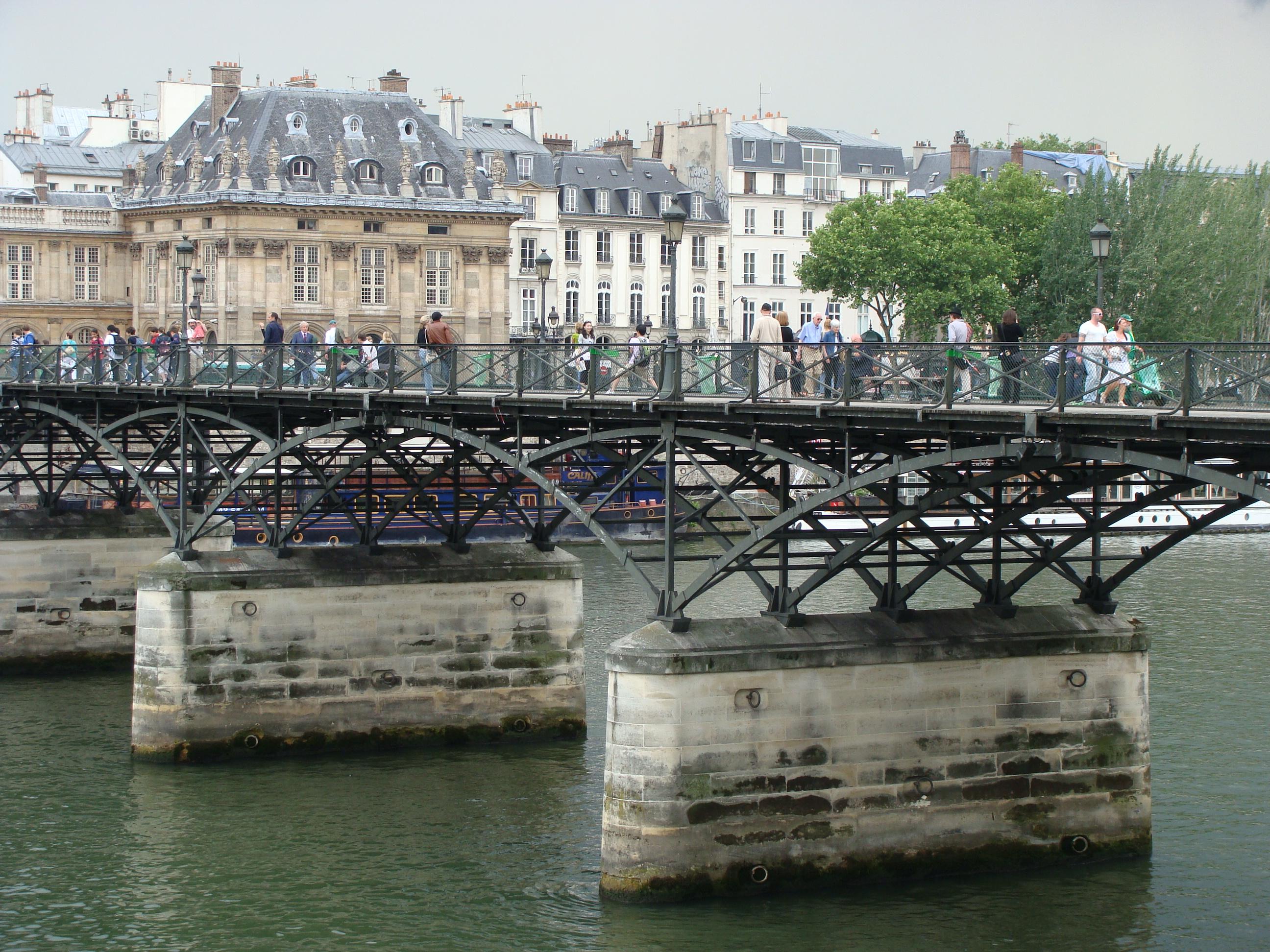 Pont des Arts, à Paris
