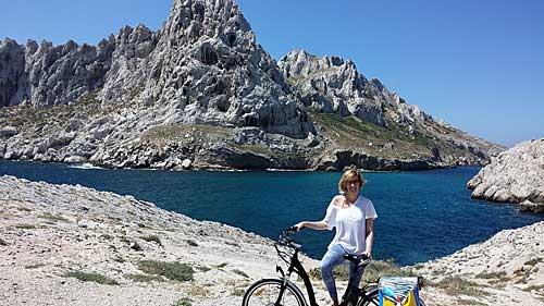Une balade à vélo dans les calanques de Marseille