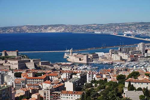 Vue de Marseille depuis la Basilique