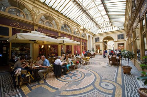 L'intérieur de la Galerie Vivienne.