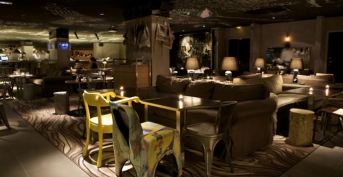 Le restaurant de l'hôtel Mama Shelter, à Paris