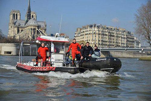 Simulation d'inondation de la Seine