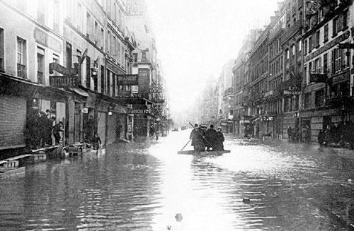 Paris inondée en 1910