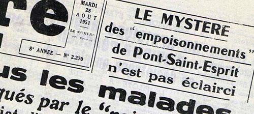 Journal de l'époque : le mystère du pain empoisonné