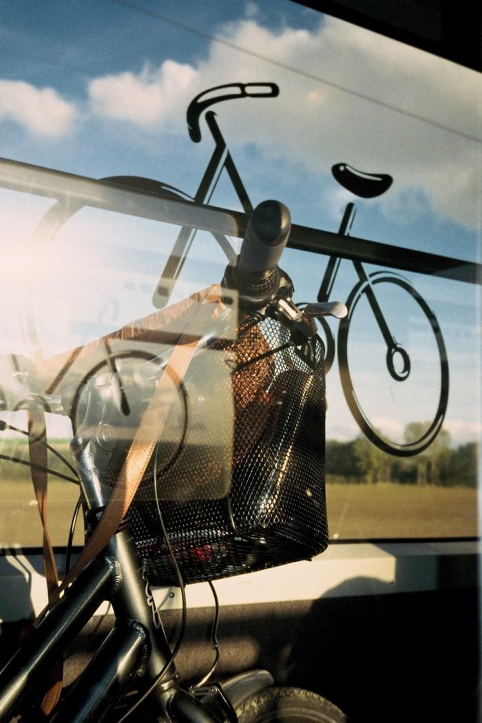 Mon vélo dans le train
