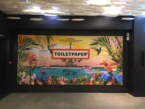 Exposition "TP-RAMA" en cours à la galerie d'art des Galeries Lafayette