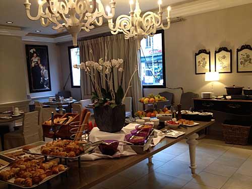 Petit déjeuner du Grand Hotel Roi René