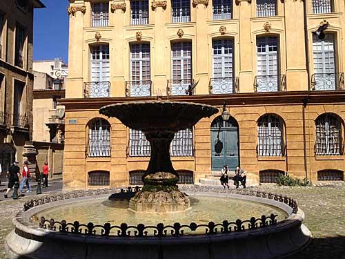 Aix en Provence et ses fontaines