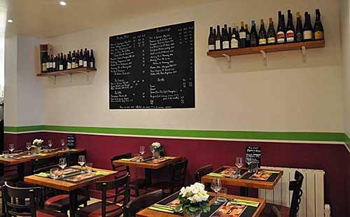 Restaurant de fromages et vins