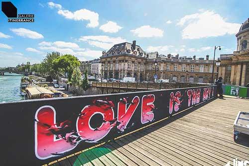 Pont des Arts, Galerie Itinerrance