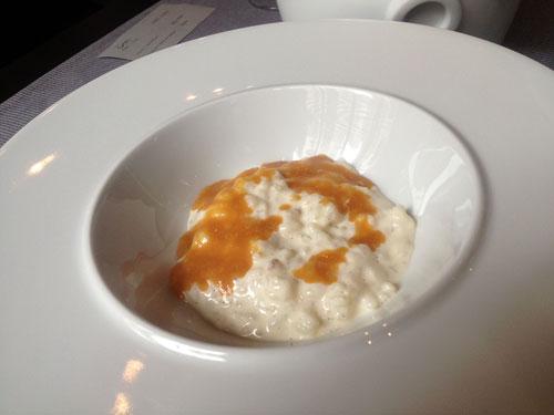 Le riz au lait avec caramel salé