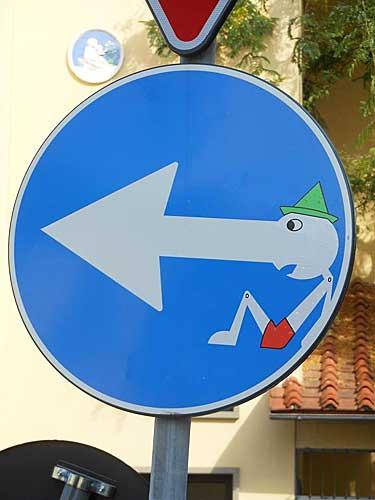 Clet en Italie