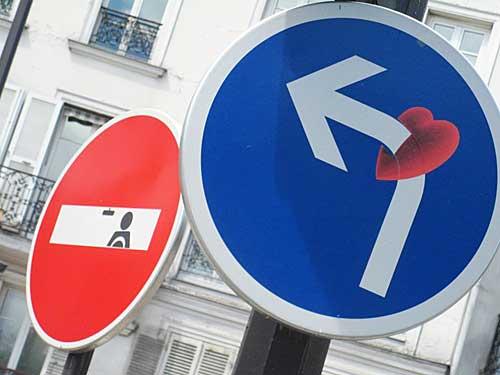 Clet à Paris