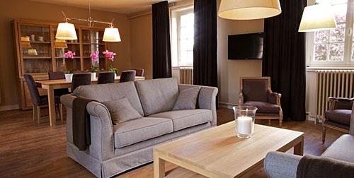 Salle de l'un des appartements